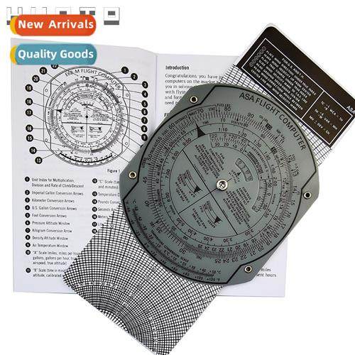 Metal Pilot Calculator Ruler Aviati Flight Ruler Milary Flig