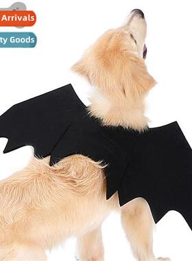 Halloween Spooky Pet Bat Wings Costume Big Dog Golden Retrie