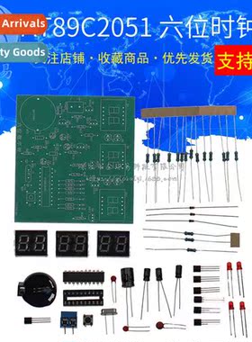 AT89C2051 Six Dig Clock K Electric Clock K LED Digal Tube Di