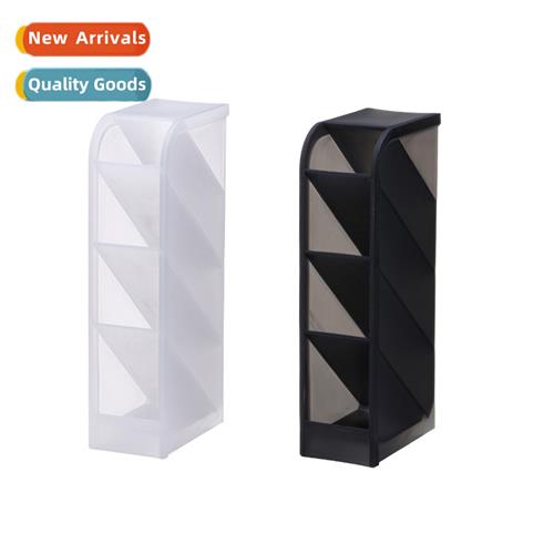 Office desktop organizer simple 4 grid desk statiery barrel