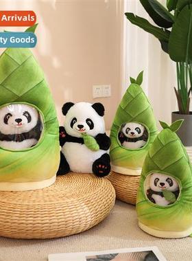 Creative bamboo shoots pa plush toy backpack plush doll pend