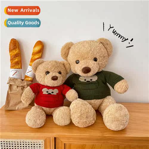 Genuine dressed sweater teddy bear cuddle bear doll plush to