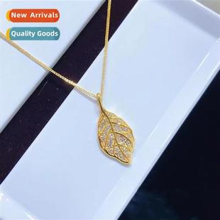 leaf jade necklace wealth Gold tyrannical branch