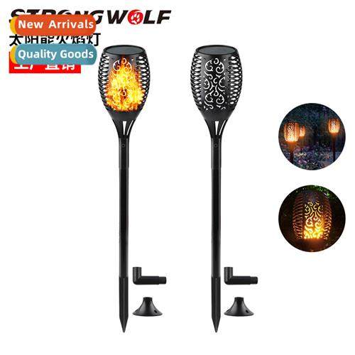 Solar Dynamic Simulati Flame Light Waterpro Garden Villa Cou