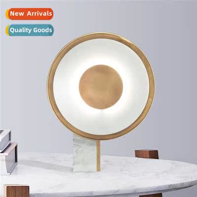 American simple marble living room table lamp modern Scinavi
