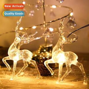elk back plum string lights crystal creative deer turn led
