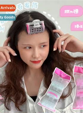 Hair fluffy curling barrel air no trace  clips pin  root hig