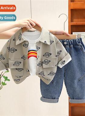 Childrens clothing 2023 new children n boys baseball jacket