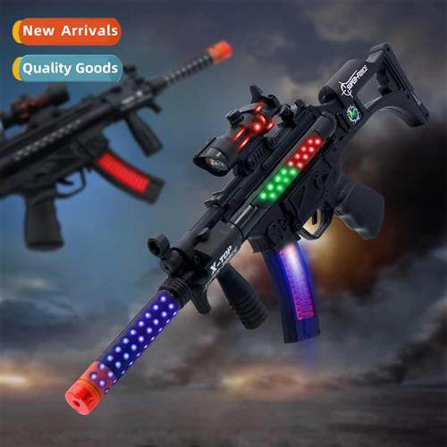 Electric music sound toy gun sub-machine gun luminous night