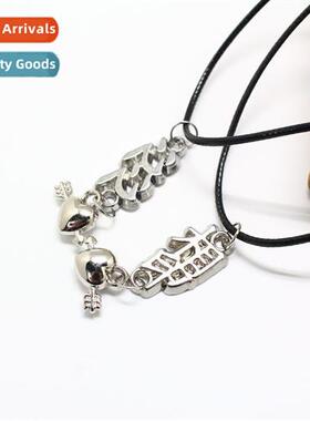 Fashi Trend Colorless Black Waxed Lear String Necklace