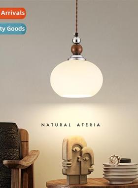 Japanese wabi-sabi style bedroom bedside small chelier moder