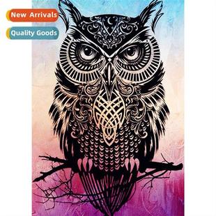 hmade full stch living deco cross room paste New diamd