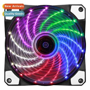 computer case light Aurora colorful desktop 12cm Work fan