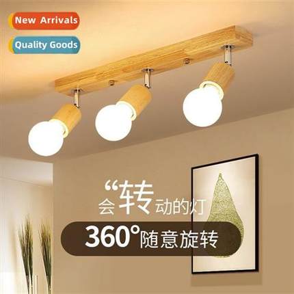 Scinavian led track spotlight home commercial open solid woo