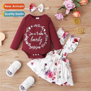 letters fall sleeved printed new 2022 spring Girls