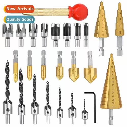 Drill B 26pc Combinati Set Pagoda Drill Center Punch Woodwor