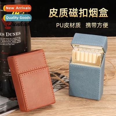 PU lear flip-flap 20 thick cigarette case creative persaly m