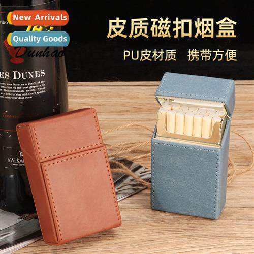 PU lear flip-flap 20 thick cigarette case creative persaly m