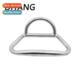 stainless horseshoe steel boat 316 ring rubber towing