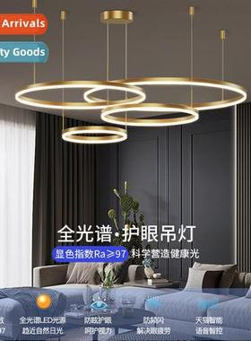 Living room chelier modern simple dining room bedroom atmosp