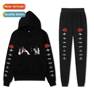 Naruto Naruto Sasuke Skunk Wars Printed Padded Hooded Sweats