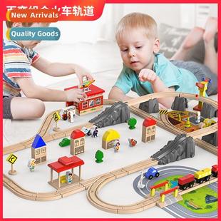 boys toys puzzle intelligence train Childrens brain railcar