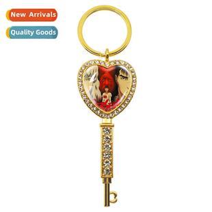 New hot anime BERSERK accessories key ring jewellery glass h