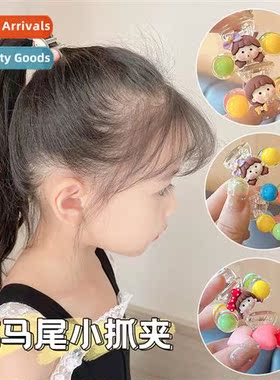 Baby ltle girl  clips cute girl clip 2022 new  card female c