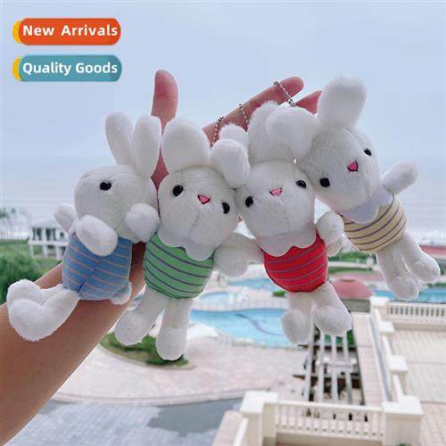 Cute small mini rabb bag charm plush rabb keychain pendant d