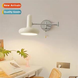 Wall lamp bedroom wall light Scinavian swing arm bedside lam
