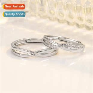 Ten Finger Zircia Micropavé Couples Ring Faux Moissan Diamd