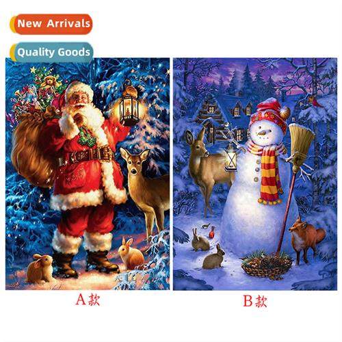 New full diamd snowy forest diamd painting living room lscap