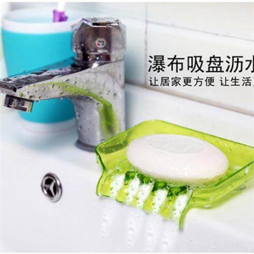 Dazzling Colorful Sucti Cup Drainage Soap Box Soap Box Cy Co