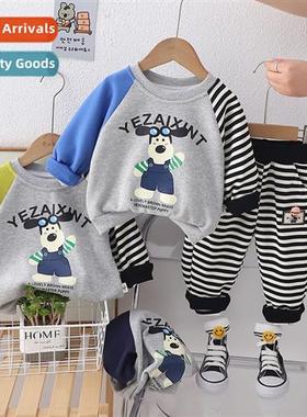 Childrens clothing childrens spring  autumn su color blockin