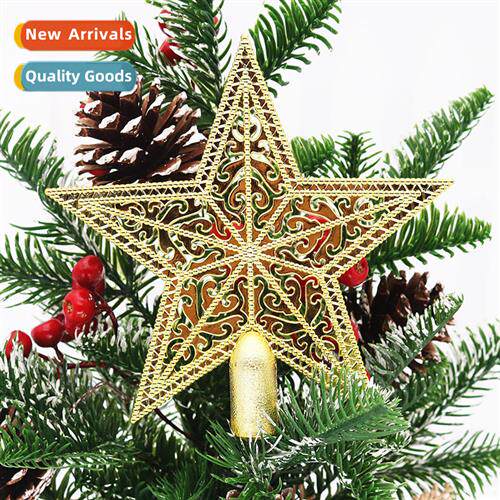 Christmas e topper pendant 15cm Christmas hollow pattern ele