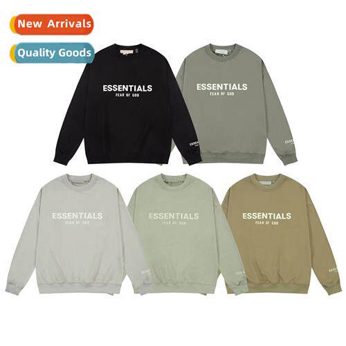 FOG Essentials 23SS Flocking logo letters round neck sweater