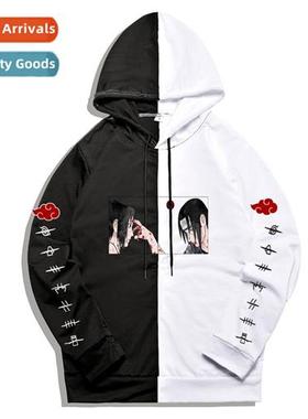 Japanese Naruto Uchiha Family Printed Hoodie Large Size Loos