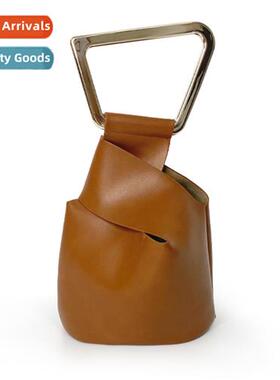 2022 Spring New Bucket Wristlet Retro Tote Hbag Fashi Casual