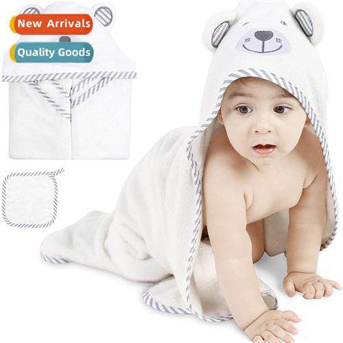 Baby Bath Towel Bear Ear Towel Newborn Baby Wrap Plush Blank