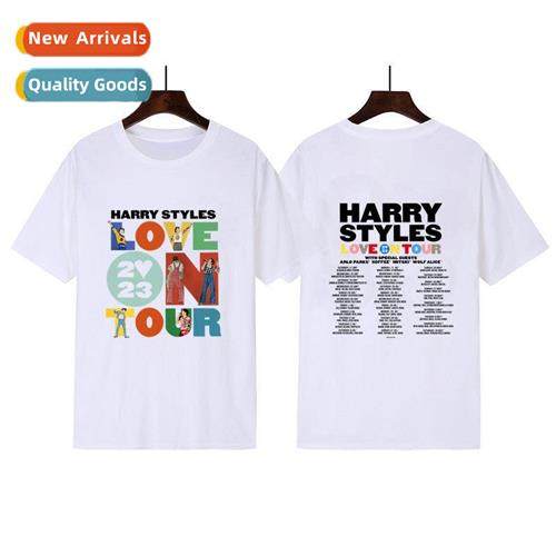 Love On Tour 2023 Ccert Printed Couple Cott Short Sleeve Top