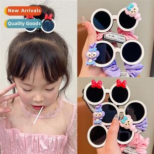 new headband girls band girl Childrens headdress sunglasses