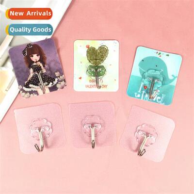 Transparent hooks n-marking hooks magic adhesive adhesive fr