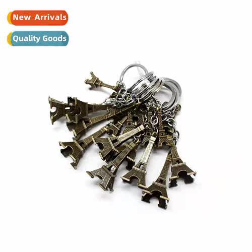 10pcs Vintage Eiffel Tower Paris Keyring Retro Gift Keychain