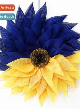 Independence Day Ukrainian Flag Sunflower Frt Door Wall Hang