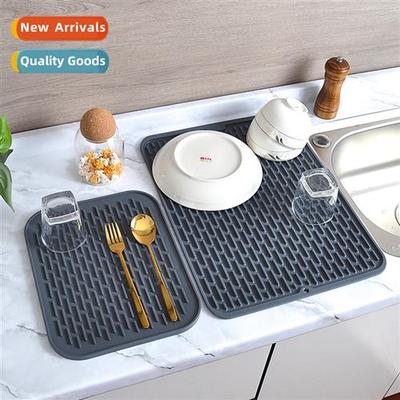 Multifunctial silice draining mat dinner mat bowl mat coaste