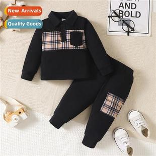 sol autumn top printed sleeved new 2023 spring Boys