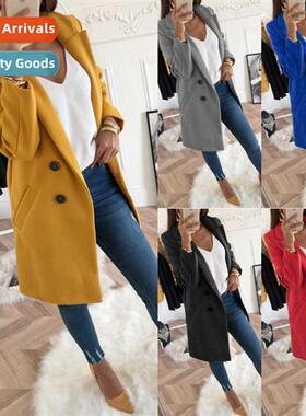 2019 an stati fall  winter new tweed women coat in  lg secti