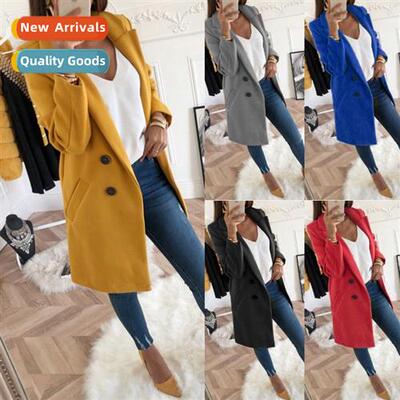2019 an stati fall  winter new tweed women coat in  lg secti