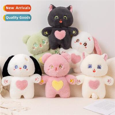 Cute st cuddly bear cuddly cat puppy doll plush toys for chi