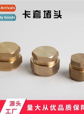 Threaded Tube Fting Brass Plug Pipe Cap Flat Plate Solar Fti